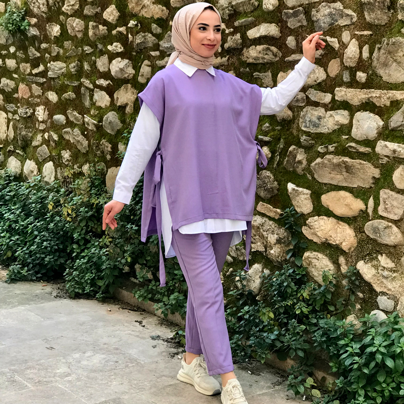 3 lü takım7 Üçlü Takım Mor - Görsel 1
