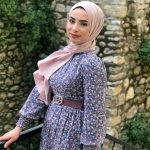 DESENLİ ŞİFON ELBİSE