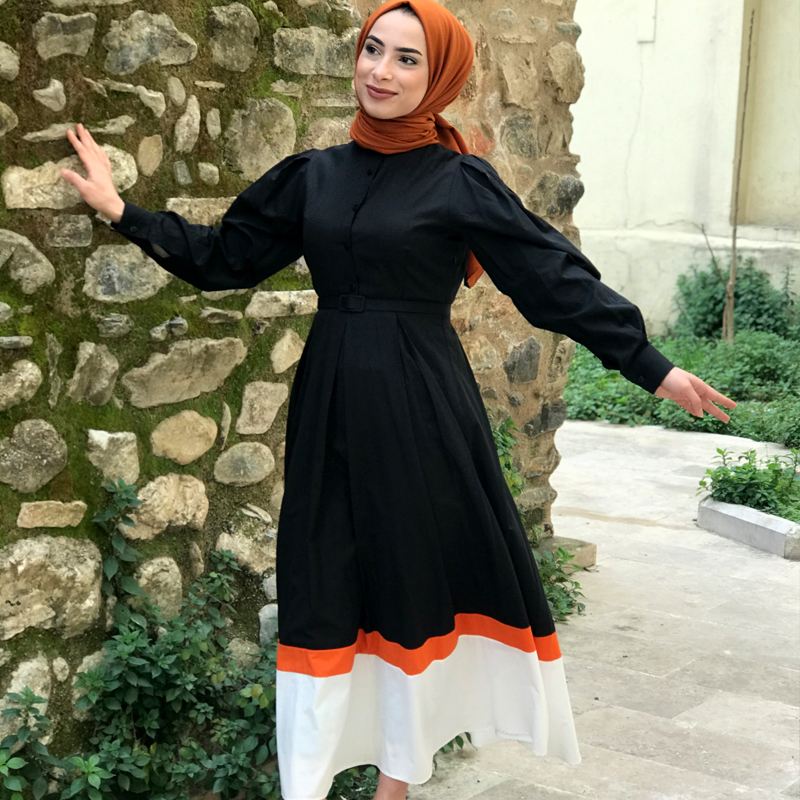 tryy siyah3 TERİKOTON ELBİSE - Görsel 1
