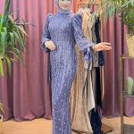 ELEGANS 2411 boncuk işleme balık abiye