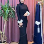 HENNİN 4835 krep balık abiye