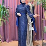 ELEGANS 2413 pul payet kalem abiye