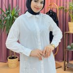 ARMİNE 312 çiçek detaylı tunik