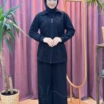 LİZA 3012 güpür detaylı fermuarlı takım