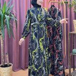 ORHAN 1662 desenli elbise