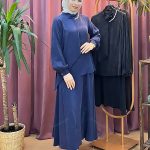 ORHAN 2367 ipek kupra etekli takım