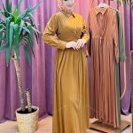 SHE 5213 belden bağlamalı elbise