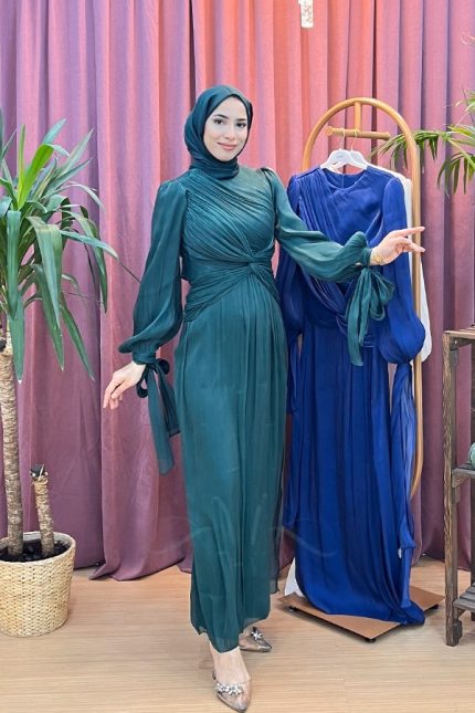 TANE 4735 organze kalem abiye