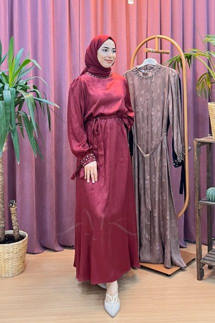WENNEW 1658 jakar desenli elbise