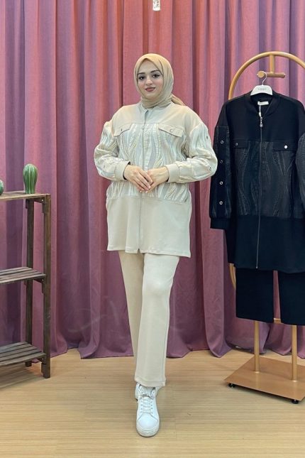 VEREV 1013 pantolonlu takım