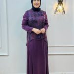 Defrina 61155 İpek Kupra etekli takım