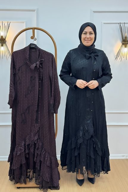 Lissmore 5747 Eteği Valonlu Elbise