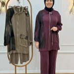 Marcha 753 İpek Kupra Pantolonlu takım