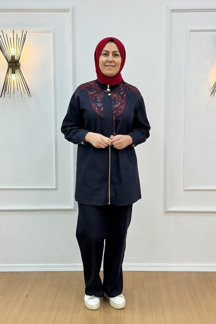 Marcha 894 Etnik Desenli Kot Takım