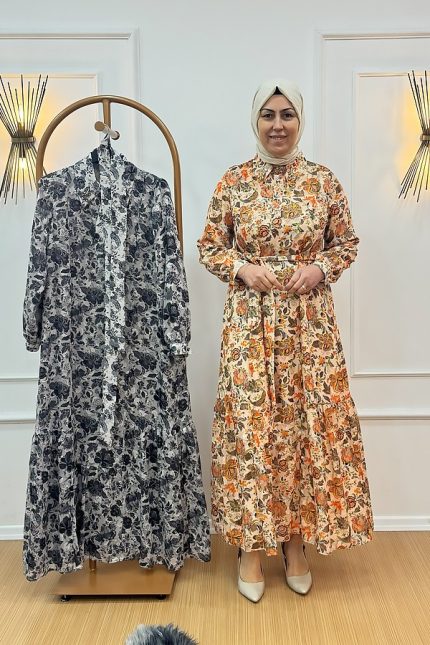 Orhan 1828 Şifon Elbise