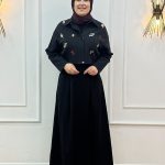 MY312 1781 Önü Aksesuar Detaylı Etekli Takım